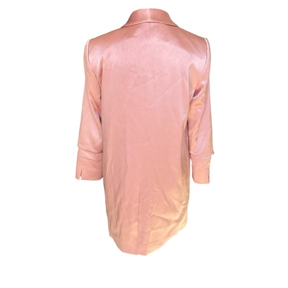 Alice + Olivia Pink Blazer with Tailored Fit and Notched Lapels SZ Small petite - Picture 5 of 6